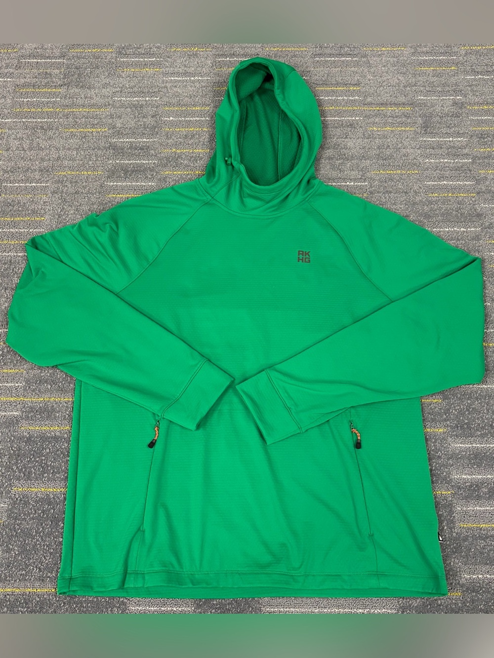 Alaskan Hardgear AKHG By Duluth Crosslayer Hoodie Mens Large Pullover Neon Green